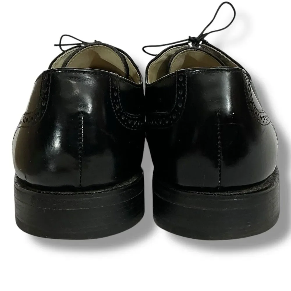 Bostonian Impression Black Wingtip Oxford Leather Dress Shoes